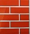 Глазурованная клинкерная фасадная плитка под кирпич ABC Orange 320 оранжевая, 240*52*10 мм