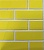 Глазурованная клинкерная фасадная плитка под кирпич ABC Gelb 310 желтая, 240*52*10 мм