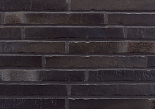  Клинкерная фасадная плитка облицовочная под кирпич Stroeher (Штроер) Glanzstueck Glanzstueck № 6 рельефная, 440*52*14 мм